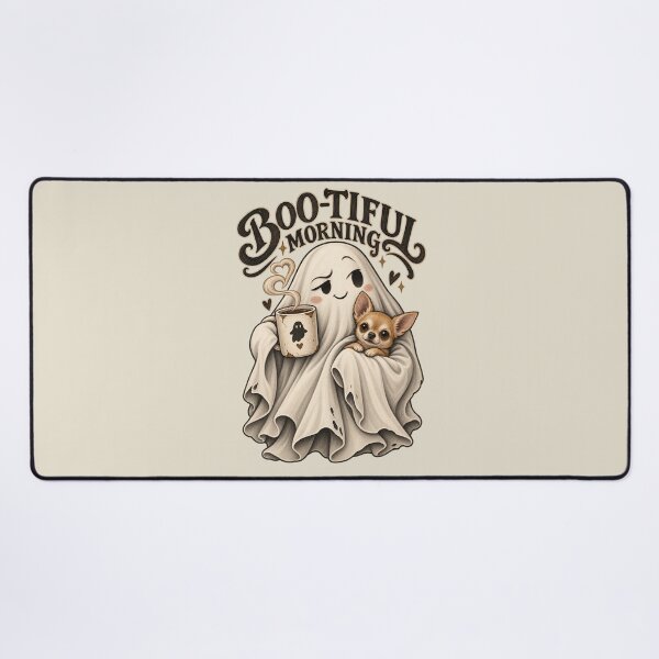Item preview, Boo-tiful Morning Ghost Chihuahua Halloween designed and sold by AmiGraph.