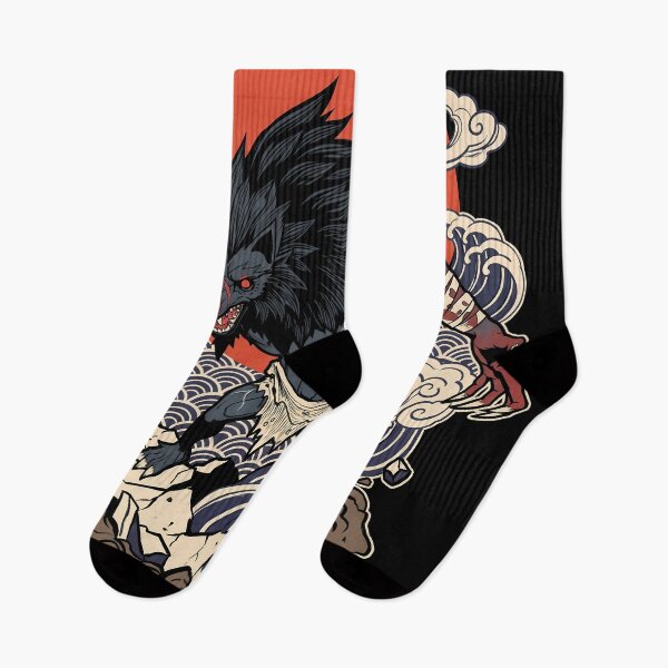 Item preview, The Werewolf Rising from the Grave Altered Beast Ukiyo-e Gamer Graphic Tee designed and sold by Senpaiwaves.