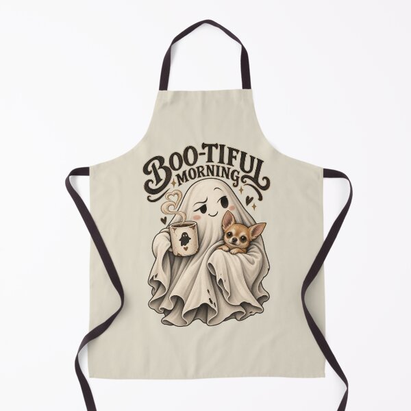 Item preview, Boo-tiful Morning Ghost Chihuahua Halloween designed and sold by AmiGraph.