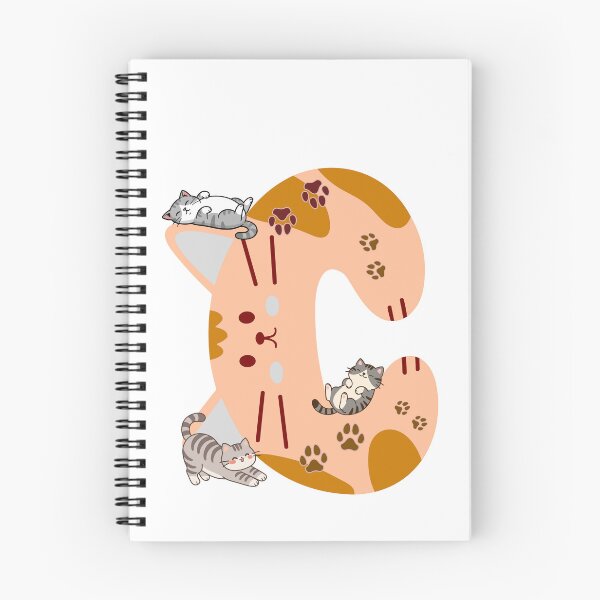 Item preview, Chonky Letter C Cute Cats and Kittens Art designed and sold by Mazza-mazza.