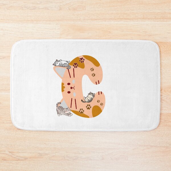 Item preview, Chonky Letter C Cute Cats and Kittens Art designed and sold by Mazza-mazza.