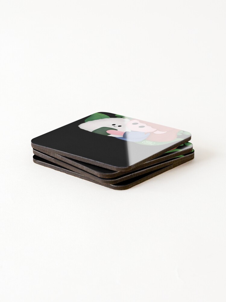 Thumbnail 4 of 5, Coasters (Set of 4), Triangular Rice Ball designed and sold by StudioPulser.