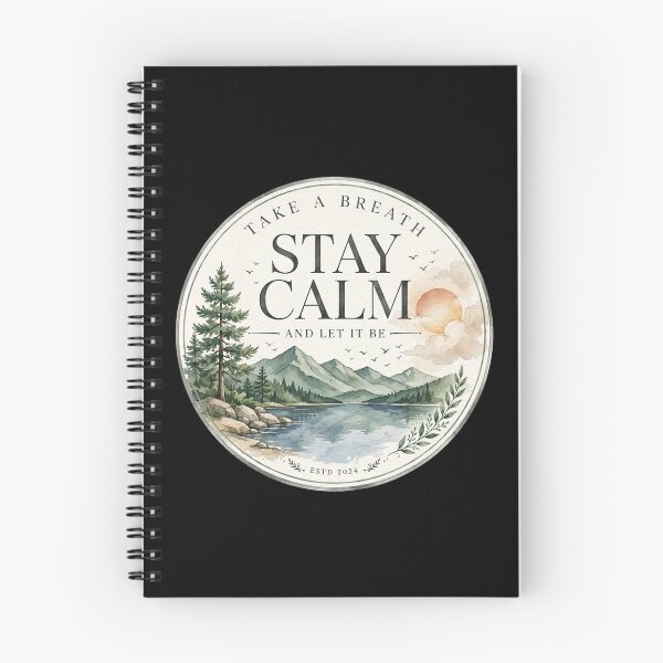 Item preview, Take A Breath Stay Calm And Let It Be Nature Quote Art designed and sold by Vibe-Vary.
