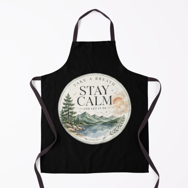 Item preview, Take A Breath Stay Calm And Let It Be Nature Quote Art designed and sold by Vibe-Vary.