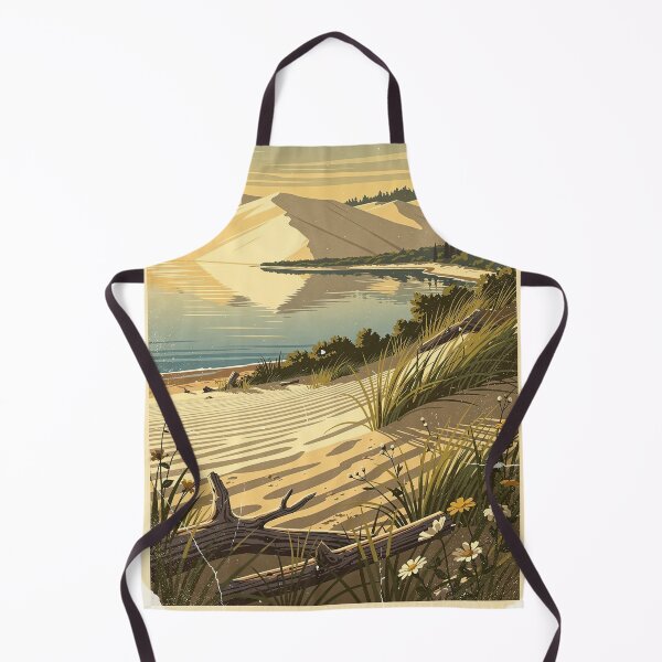Item preview, Indiana Dunes National Park Vintage Travel Art designed and sold by Teelogic.