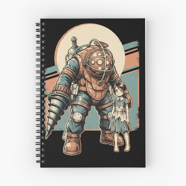 Item preview, A Big Daddy and Little Sister BioShock Retro Video Game Anime Shirt designed and sold by Senpaiwaves.