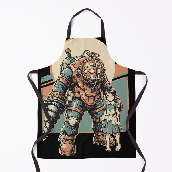 Item preview, A Big Daddy and Little Sister BioShock Retro Video Game Anime Shirt designed and sold by Senpaiwaves.