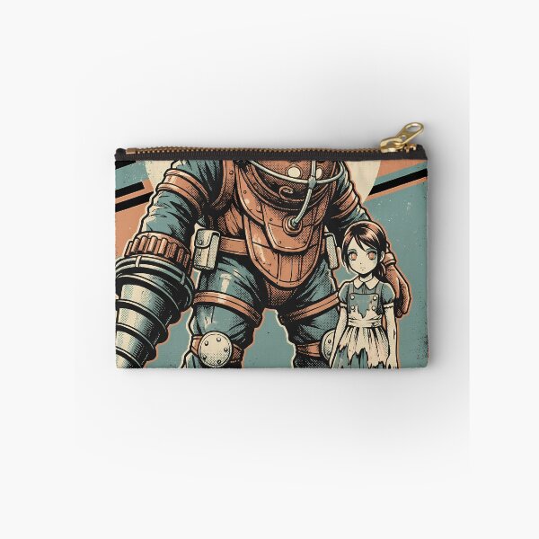 Item preview, A Big Daddy and Little Sister BioShock Retro Video Game Anime Shirt designed and sold by Senpaiwaves.