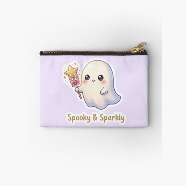 Item preview, Spooky and Sparkly Cute Halloween Ghost Sticker designed and sold by Cerys-GS.