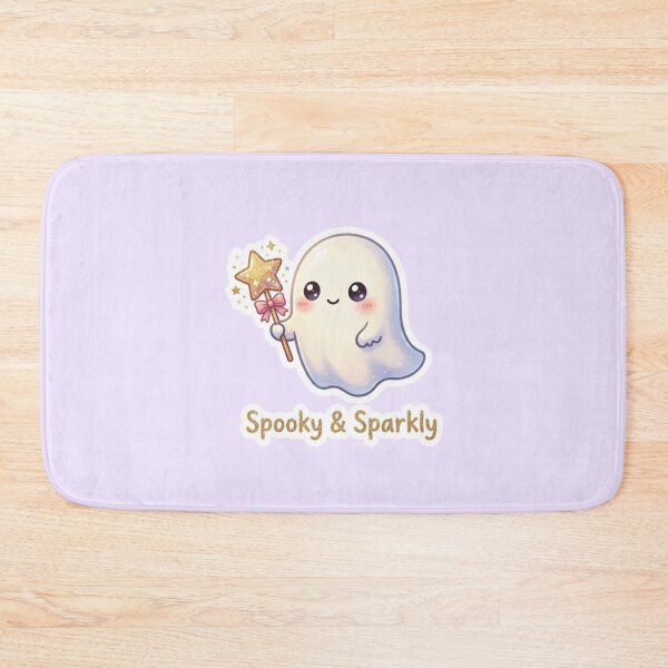 Item preview, Spooky and Sparkly Cute Halloween Ghost Sticker designed and sold by Cerys-GS.