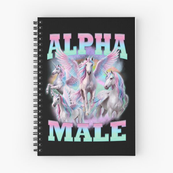 Item preview, Alpha Male Unicorn Funny Bootleg Meme designed and sold by bmcreationsCo.