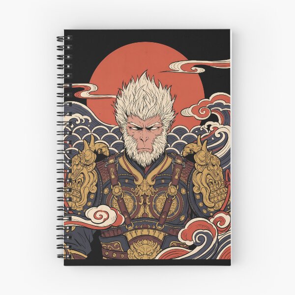 Item preview, Sun Wukong the Destined One Black Myth Wukong Ukiyo-e Anime Gaming Streetwear Tee designed and sold by Senpaiwaves.