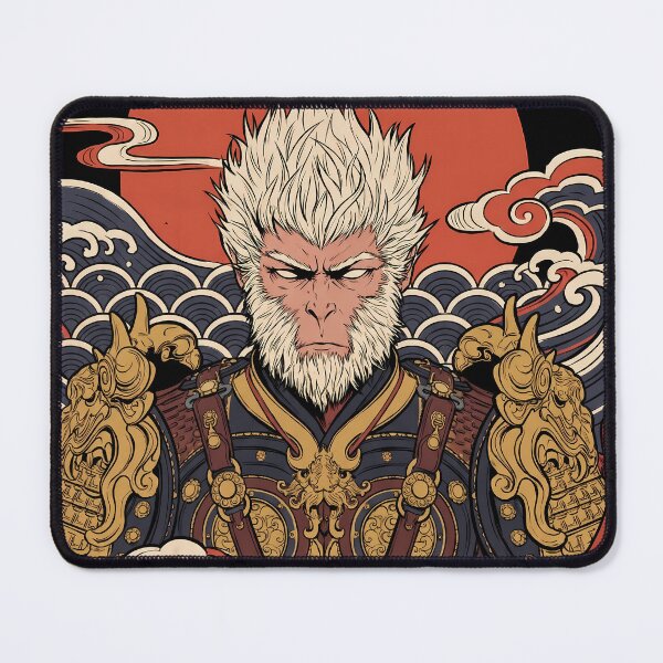 Item preview, Sun Wukong the Destined One Black Myth Wukong Ukiyo-e Anime Gaming Streetwear Tee designed and sold by Senpaiwaves.