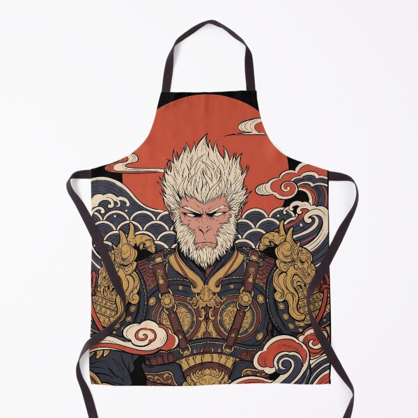 Item preview, Sun Wukong the Destined One Black Myth Wukong Ukiyo-e Anime Gaming Streetwear Tee designed and sold by Senpaiwaves.