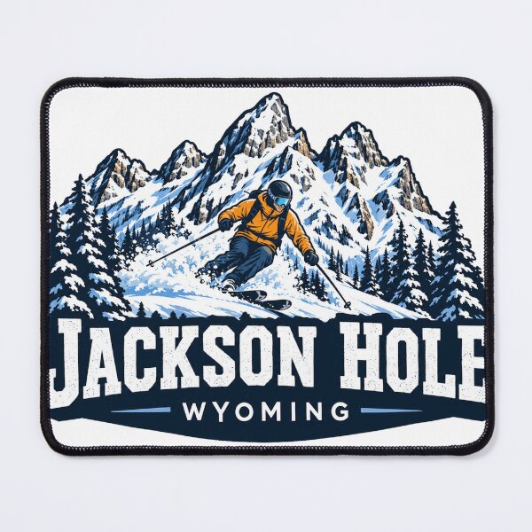 Item preview, Jackson Hole Ski Wyoming designed and sold by vectcd.