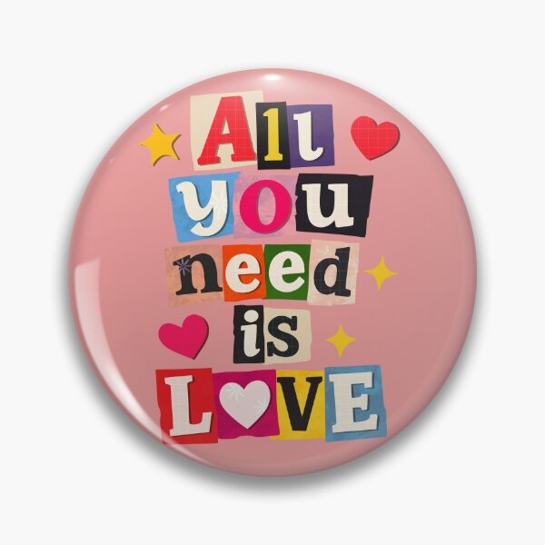 Item preview, All You Need Is Love – The Beatles Collage Sticker designed and sold by tviyluv.