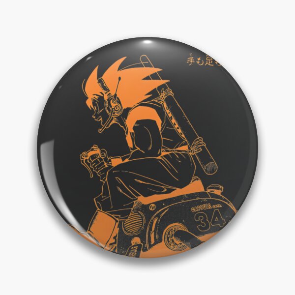 Item preview, Dragon Ball Inspired Orange Goku Illustration for Fans and Collectors designed and sold by -atisuto-.