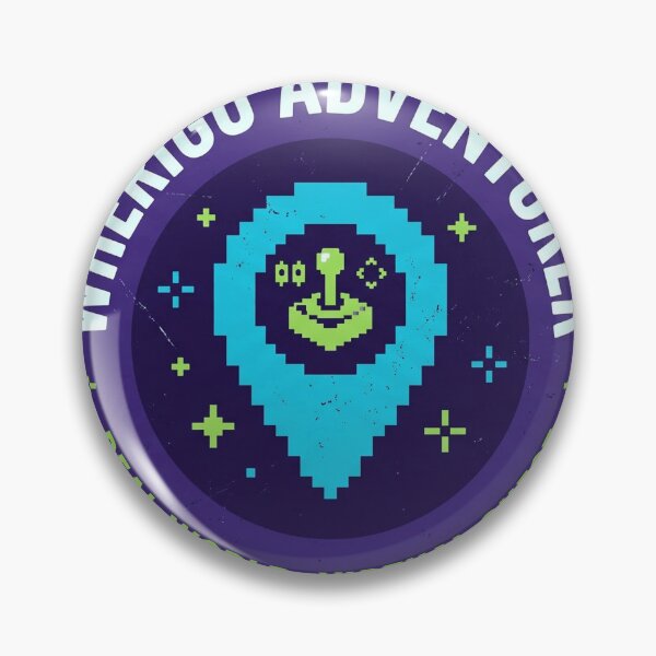 Item preview, Wherigo Adventurer Retro 8-Bit Gaming Geocaching Patch designed and sold by mnkyride.