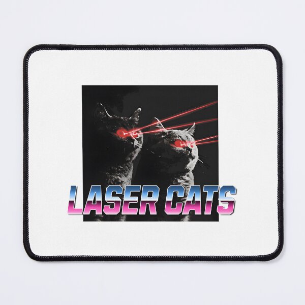 Item preview, Laser Cats Artwork Featuring Futuristic Neon Cat Beams designed and sold by MordecaiBot.