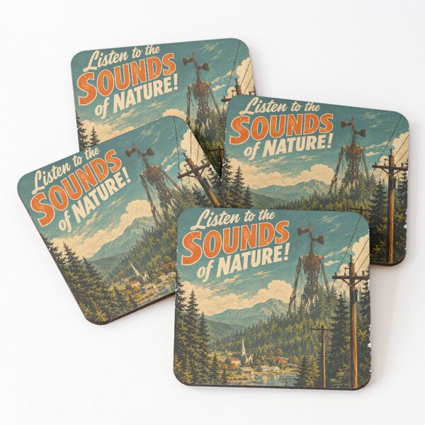 Item preview, Spooky Nature Sounds Poster designed and sold by Fictional Ink Society.