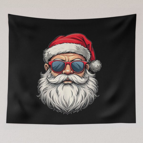 Item preview, Cool Santa Claus Face Retro Sunglasses Christmas designed and sold by MassonCalepon.