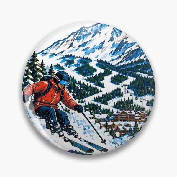 Artikelvorschau, Skigebiet Big Sky entworfen und verkauft von vectcd.