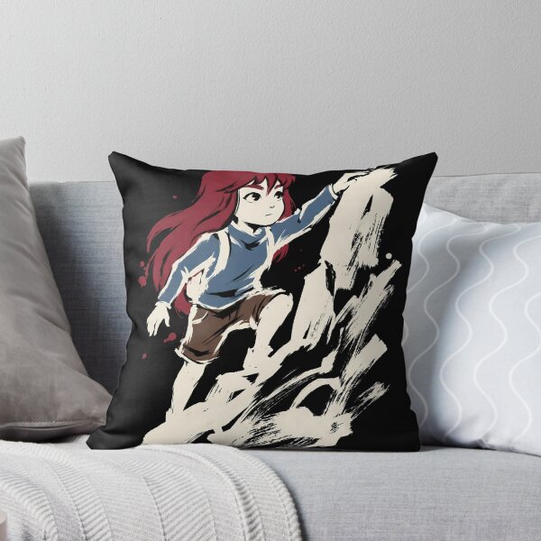Item preview, Madeline Climbing the Mountain Celeste Sumi-e Anime Gaming Streetwear Tee designed and sold by Senpaiwaves.