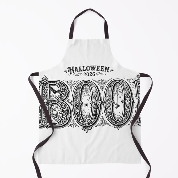 Item preview, Boo Victorian Ornate Engraving Typography designed and sold by DarkOriginArts.