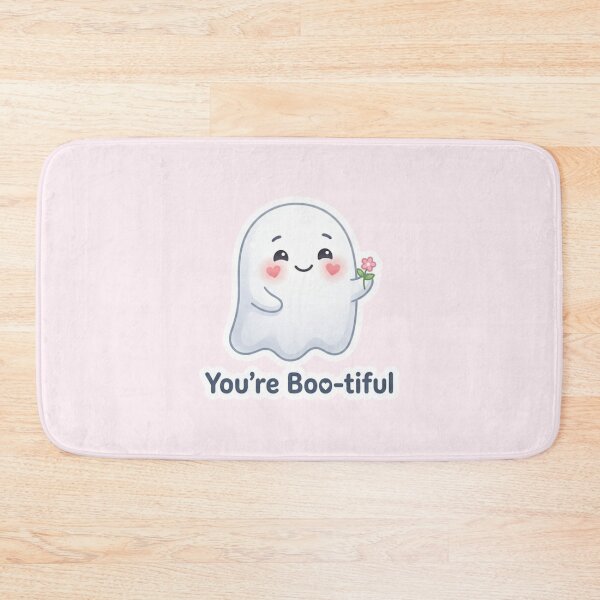Item preview, You’re Boo‑tiful Cute Halloween Ghost Sticker designed and sold by Cerys-GS.