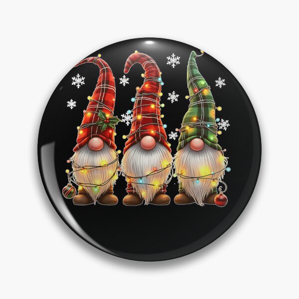 Item preview, Three Gnomes Men Women Buffalo Plaid Red Christmas  designed and sold by MassonCalepon.