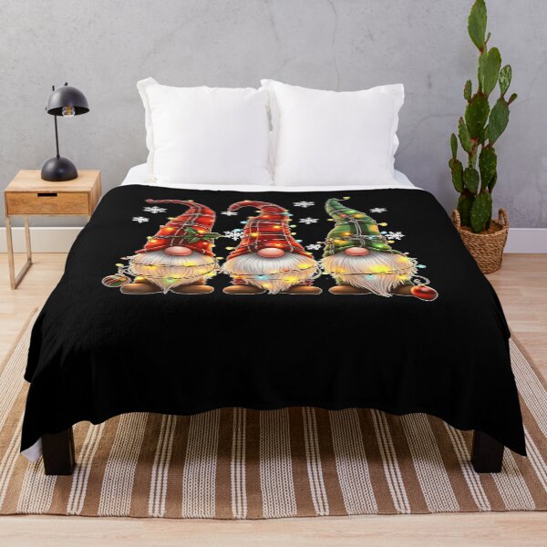 Item preview, Three Gnomes Men Women Buffalo Plaid Red Christmas designed and sold by MassonCalepon.