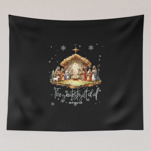 Item preview, Best Ever Christmas Cool Jesus Nativity Scene Christian Sweatshirt designed and sold by vetr772.