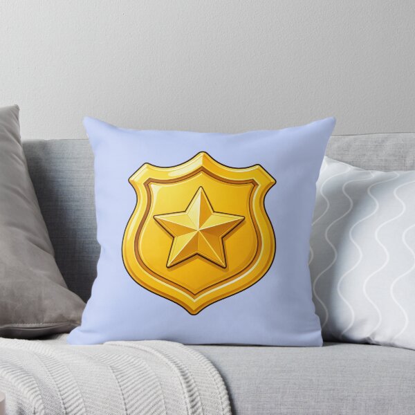 Item preview, Golden Police Badge Illustration for Law Enforcement Themes designed and sold by Theproxmrt.