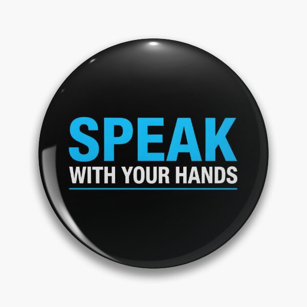 Item preview, Speak With Your Hands - Deaf Pride Typography designed and sold by Agnisherl.