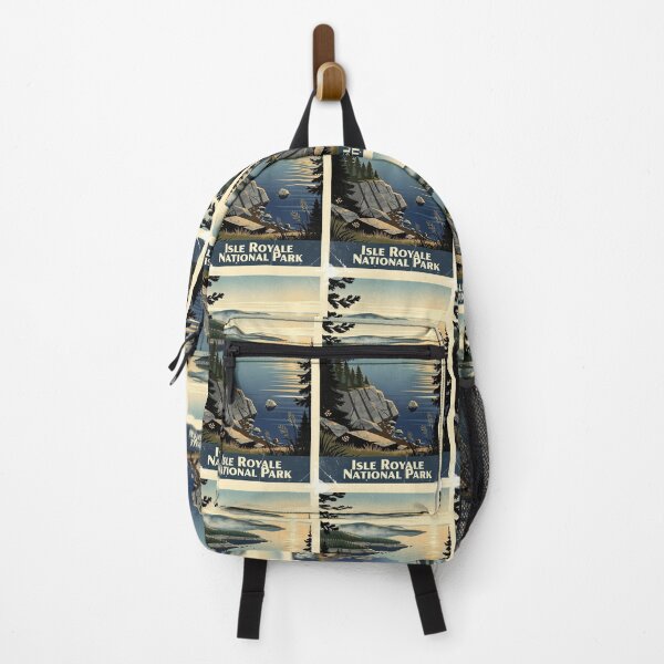 Item preview, Isle Royale National Park Vintage Travel Art designed and sold by Teelogic.