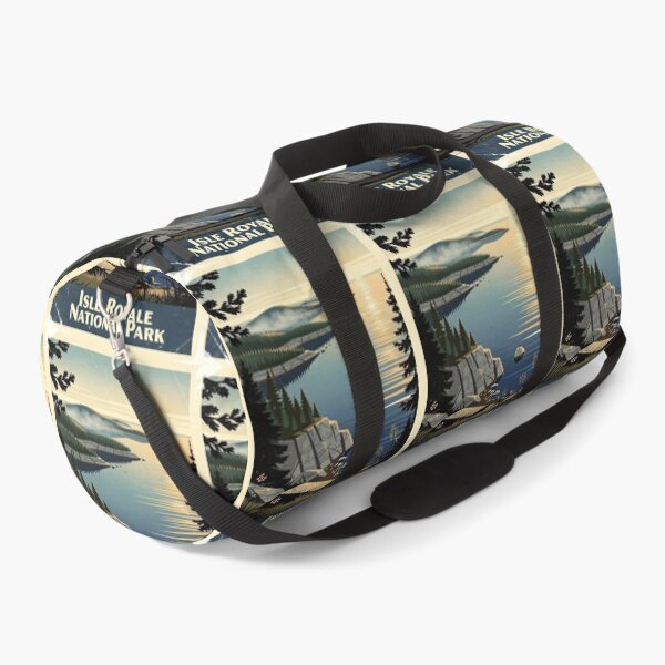 Item preview, Isle Royale National Park Vintage Travel Art designed and sold by Teelogic.