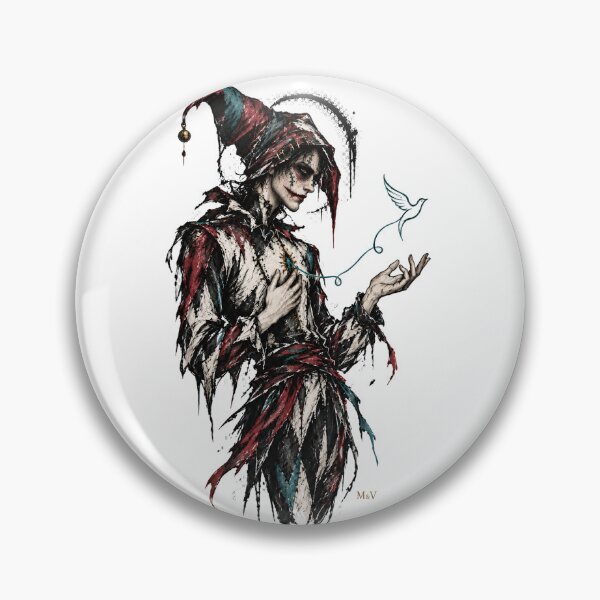 Item preview, Gothic Jester Releasing a Bird designed and sold by Qenlo.