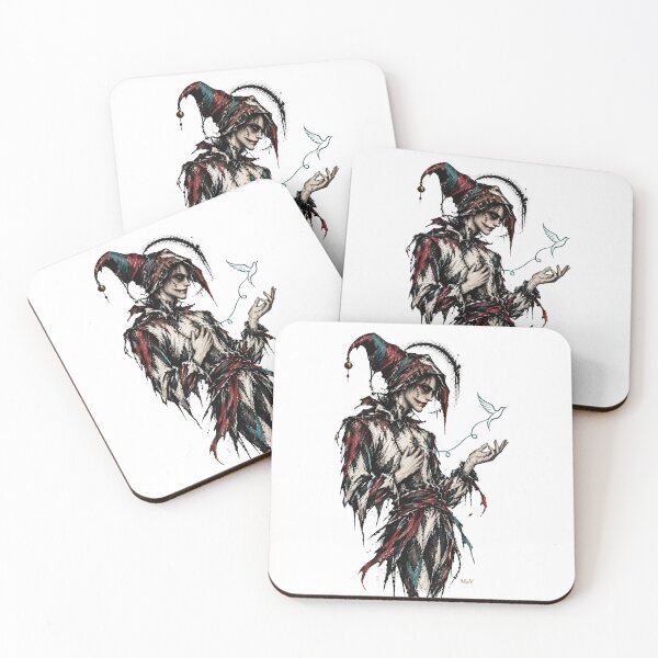 Item preview, Gothic Jester Releasing a Bird designed and sold by Qenlo.