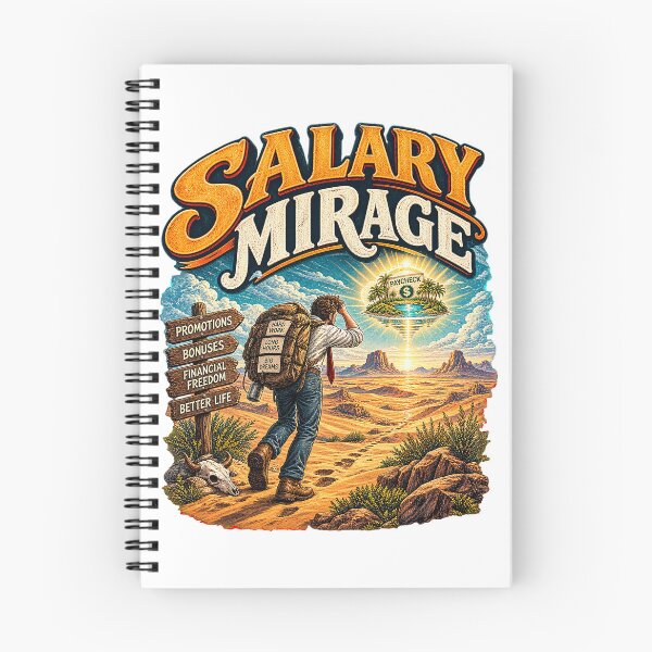 Item preview, Salary Mirage - Funny Corporate Office Life Art designed and sold by Nubian Style.