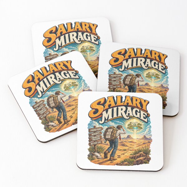 Item preview, Salary Mirage - Funny Corporate Office Life Art designed and sold by Nubian Style.