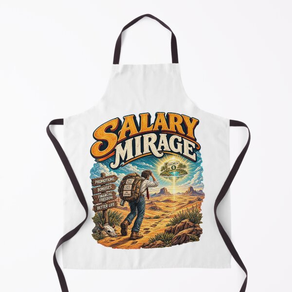 Item preview, Salary Mirage - Funny Corporate Office Life Art designed and sold by Nubian Style.