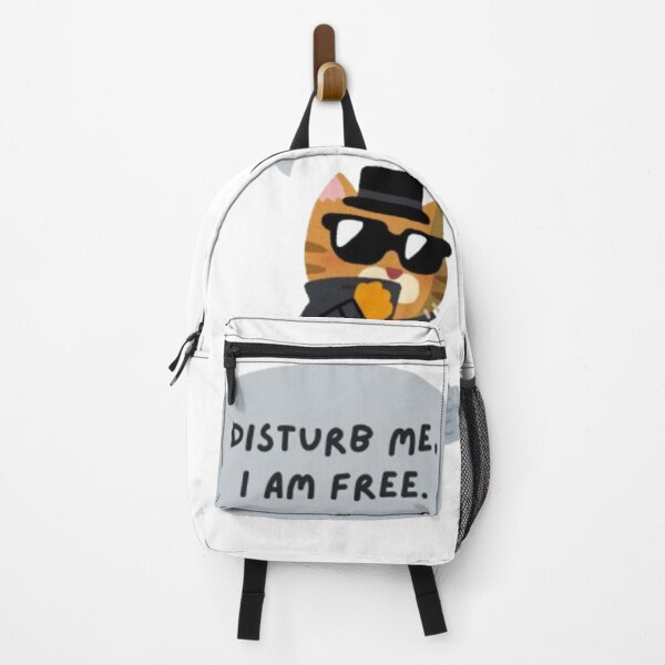 Item preview, DISTURB ME I AM FREE. CAT TYPOGRAPHY DESIGN. designed and sold by TypeMuse.