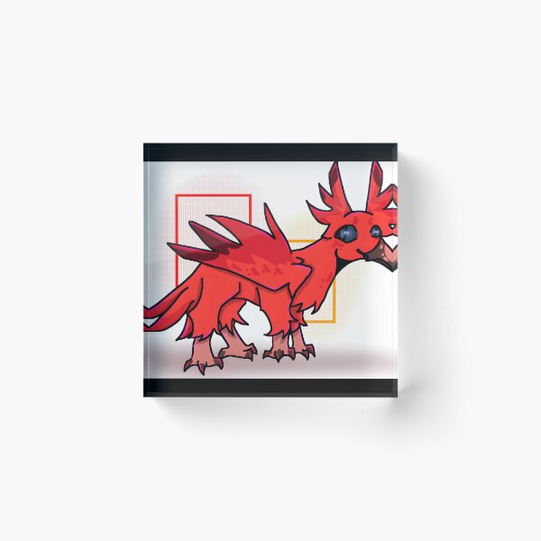 Item preview, Vibrant Red Cartoon Bird Character designed and sold by Baby-Care.