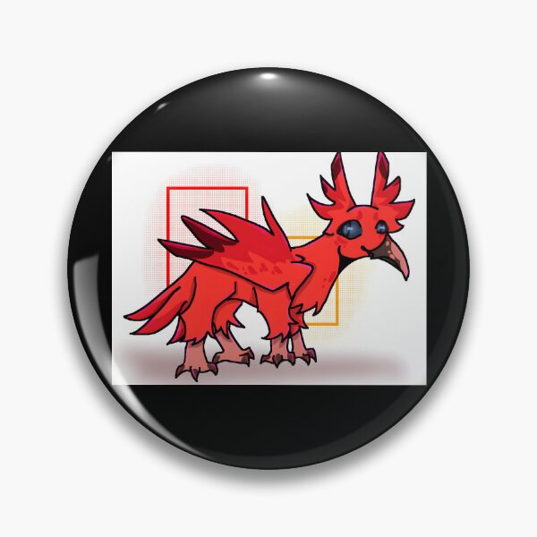 Item preview, Vibrant Red Cartoon Bird Character designed and sold by Baby-Care.