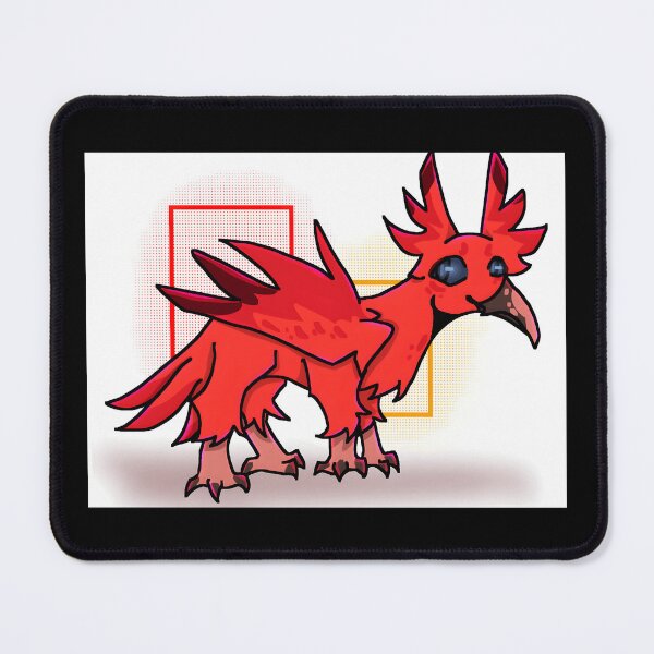 Item preview, Vibrant Red Cartoon Bird Character designed and sold by Baby-Care.