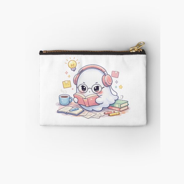 Item preview, Study Focus Ghost – Soft Pastel Kawaii Learning Spirit designed and sold by Sommium .