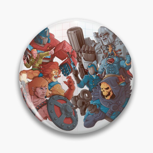 Item preview, Cartoon Clash Dynamic Illustration with Colorful Characters and Action Scene designed and sold by jamal alamri.