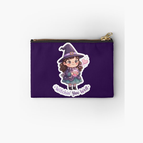 Item preview, Witchin’ You Well Cute Halloween Witch Sticker designed and sold by Cerys-GS.