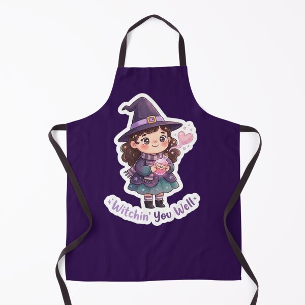 Item preview, Witchin’ You Well Cute Halloween Witch Sticker designed and sold by Cerys-GS.
