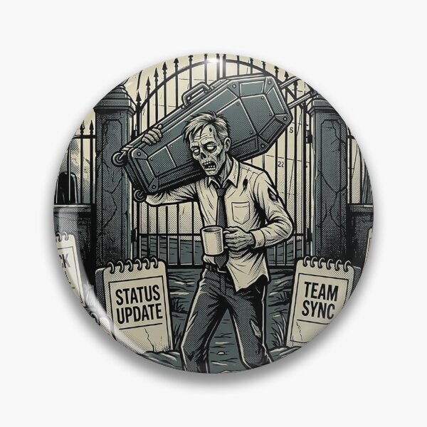 Item preview, Meeting Zombie - Funny Corporate Office Life Art designed and sold by Nubian Style.